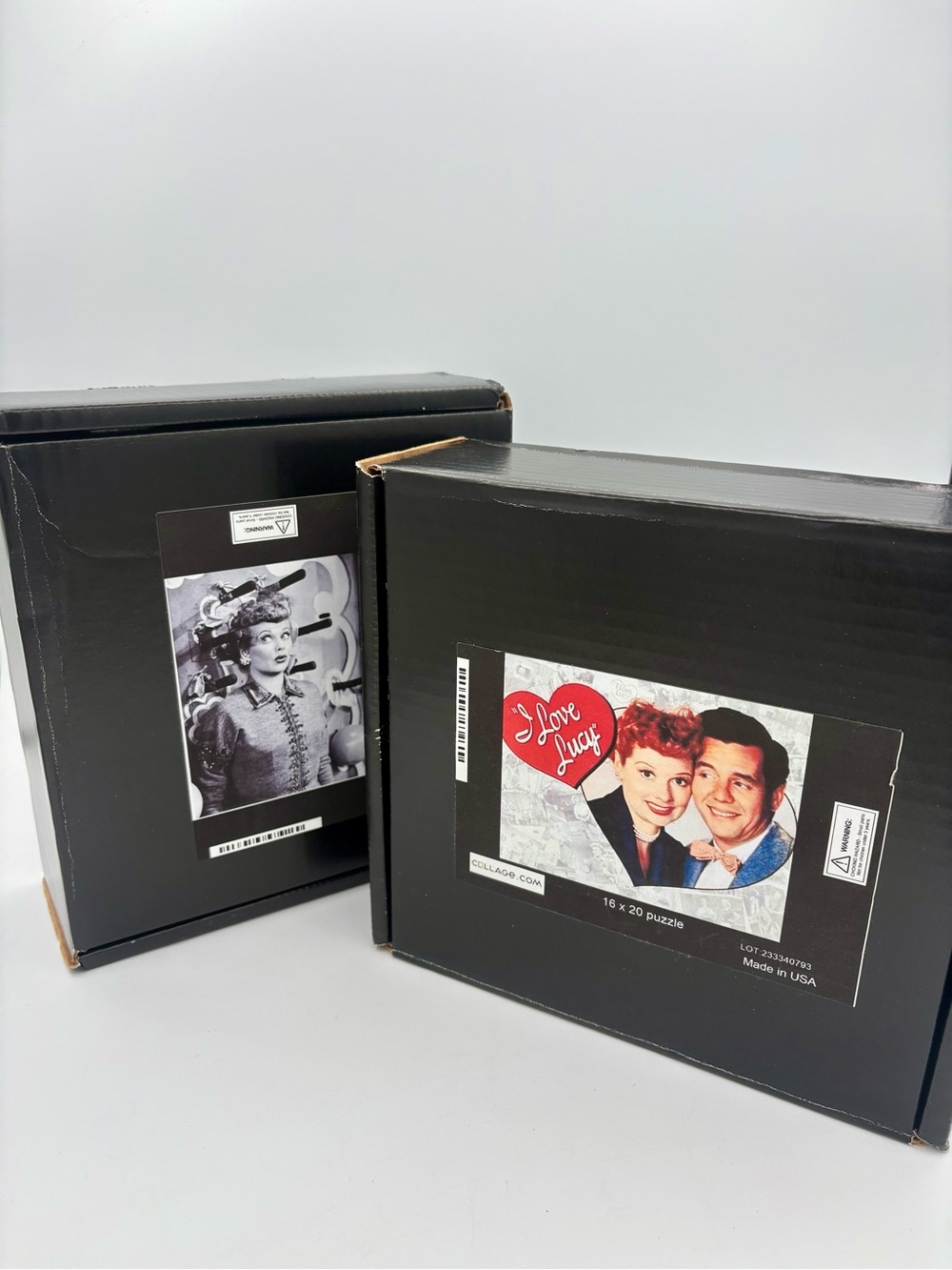 I Love Lucy 2 Puzzles LOT Bundle TV Memorabilia Collectible Games and Puzzles